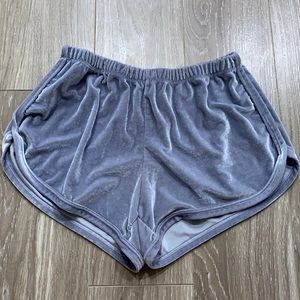 Brandy Melville Velvet PJ Shorts